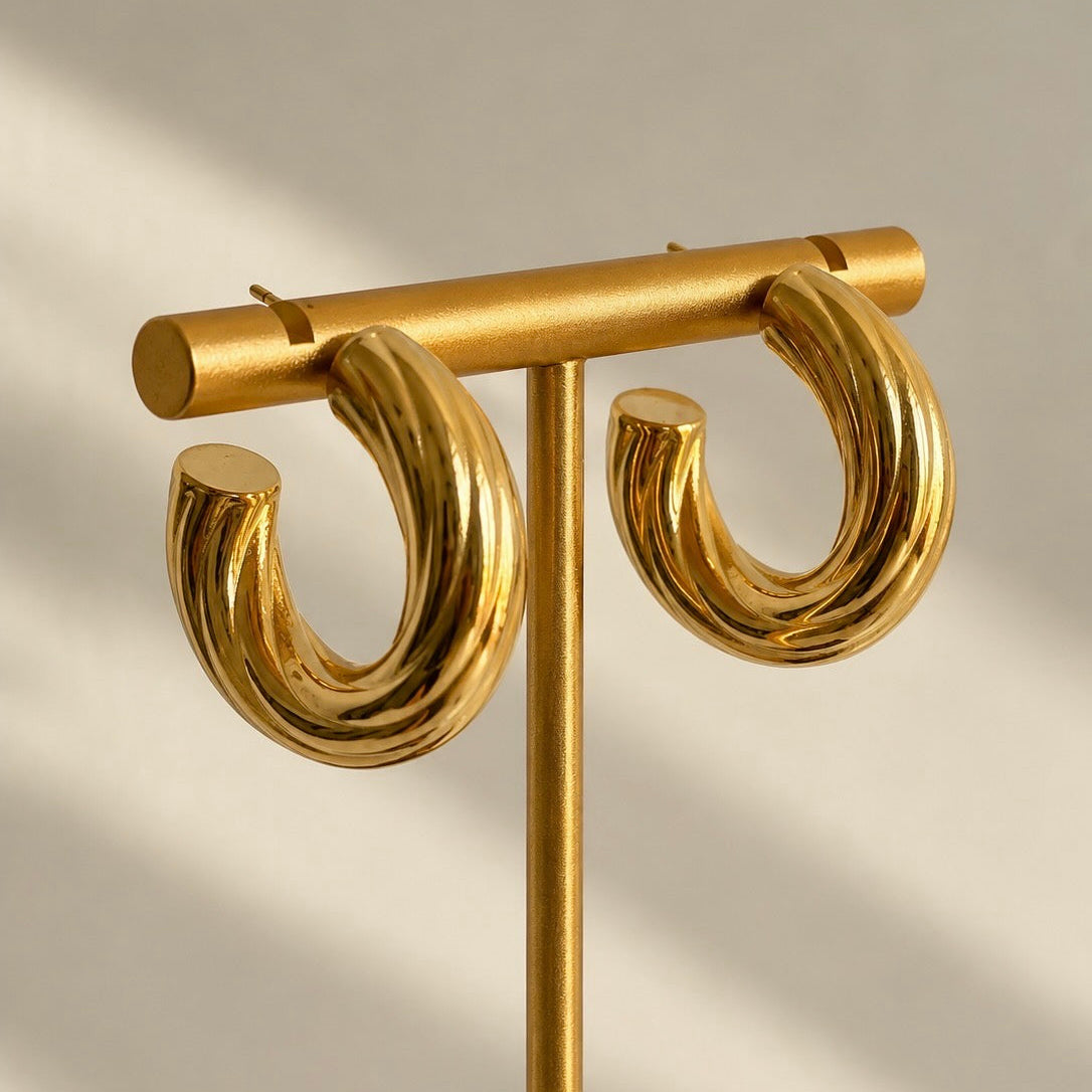 Sculpted Hoops