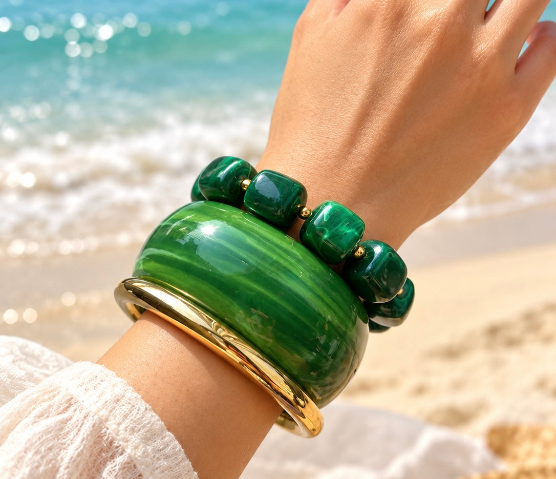 Verde Vita Bracelet Stack