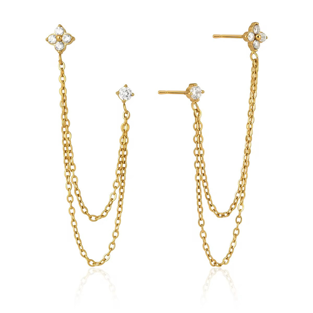 Fleur Ear chain (single piece)