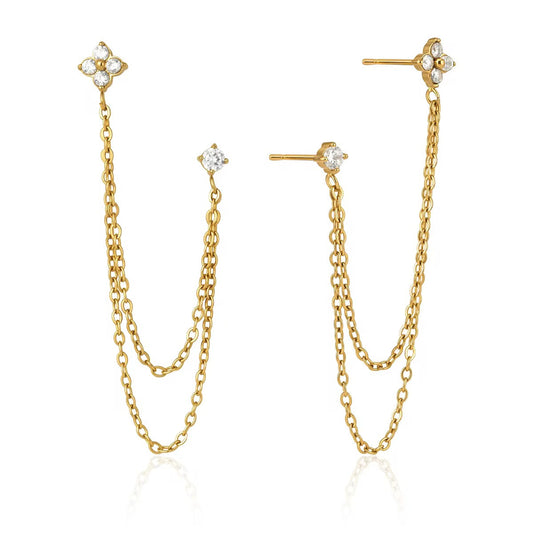 Fleur Ear chain (single piece)